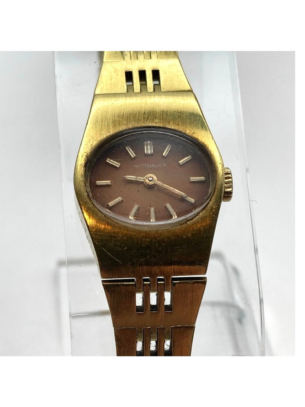 Vintage Wittnauer Women's Mechanical Watch 19mm Unique Extension Band Works